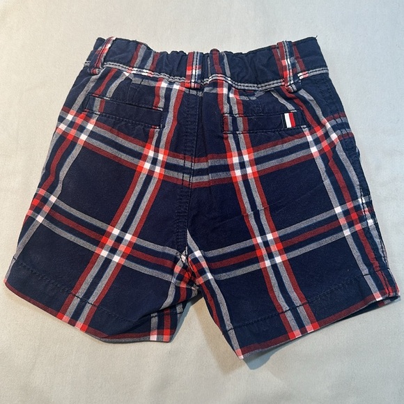 Tommy Hilfiger Blue and Red Flat Front Dress/casual Shorts - Picture 3 of 3